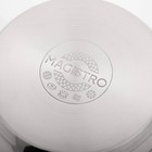 Кастрюля Magistro klimena, 3.5 л, AISI - 201, крышка-дуршлаг, носик для слива, капсульное дно, индукция, нержавеющая сталь - Фото 5