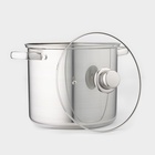 Кастрюля Magistro Grande, 7.1 л, с крышкой, капсульное дно, индукция, нержавеющая сталь - Фото 3