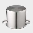 Кастрюля Magistro Grande, 7.1 л, с крышкой, капсульное дно, индукция, нержавеющая сталь - Фото 6