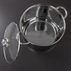 Кастрюля из нержавеющей стали Magistro Grande, 8.9 л, с крышкой, капсульное дно, индукция - Фото 2