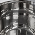 Кастрюля из нержавеющей стали Magistro Grande, 8.9 л, с крышкой, капсульное дно, индукция - Фото 4