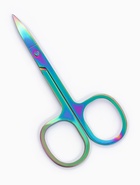 Ножницы маникюрные, загнутые, широкие, 9 см, цвет хамелеон - Фото 2