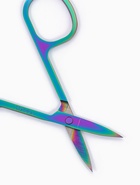 Ножницы маникюрные, загнутые, широкие, 9 см, цвет хамелеон - Фото 3