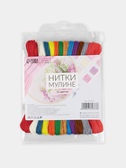 Набор ниток мулине №19, 8 ± 1 м, 12 шт. - Фото 3
