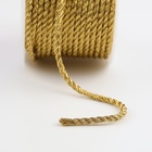 Нить для плетения, d = 3 мм, 15 ± 1 м, цвет золотой - Фото 3
