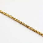 Нить для плетения, d = 3 мм, 15 ± 1 м, цвет золотой - Фото 4
