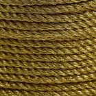 Нить для плетения, d=4 мм, 15±1 м, цвет золотой - Фото 2