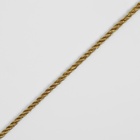 Нить для плетения, d=4 мм, 15±1 м, цвет золотой - Фото 3