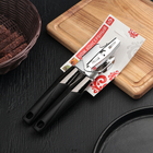 Нож консервный Доляна «Хром», 21 см, цвет чёрный - Фото 3