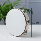 Бубен музыкальная игрушка «Классика», 12 тарелок, 20×20×4.3 см - Фото 2