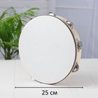 Бубен музыкальная игрушка «Классика», 16 тарелок, 25×25×4.5 см - Фото 2