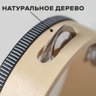 Бубен музыкальная игрушка «Классика», 16 тарелок, 25×25×4.5 см - Фото 3