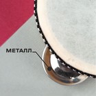 Бубен музыкальная игрушка «Классика», 16 тарелок, 25×25×4.5 см - Фото 4