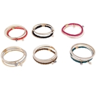 Браслет-кольца 4 кольца «Плетенка» микс - Фото 2