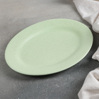 Блюдо фарфоровое Доляна «Амелия», 24,5×18 см см, цвет зелёный - Фото 2