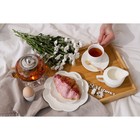 Тарелка десертная Доляна «Сьюзен», d=15.5 см, фарфор, белая - Фото 5