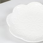 Тарелка фарфоровая десертная Доляна «Сьюзен», d=15,5 см, цвет белый - Фото 3