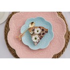 Тарелка фарфоровая десертная Доляна «Сьюзен», d=15,5 см, цвет голубой - Фото 4