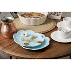 Тарелка фарфоровая десертная Доляна «Сьюзен», d=15,5 см, цвет голубой - Фото 5