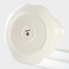 Этажерка - фруктовница Доляна «Сьюзен», 3 яруса, d=15/20/26 см, фарфор, белая - Фото 3