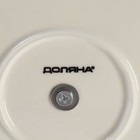 Этажерка - фруктовница Доляна «Сьюзен», 3 яруса, d=15/20/26 см, фарфор, белая - Фото 4