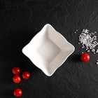 Салатник фарфоровый Доляна «Сьюзен», 200 мл, 11×11 см, цвет белый - Фото 5
