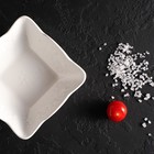 Салатник фарфоровый Доляна «Сьюзен», 200 мл, 11×11 см, цвет белый - Фото 6