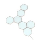Набор светильников сенсорных "соты" 7 штук, 115х100мм, 6500 К, модульные, с блоком питания - Фото 11