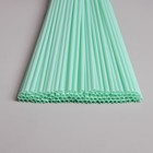 Трубочка для шаров, флагштоков и сахарной ваты, длина 41 см, d=6 мм, цвет бледно-зелёный - Фото 2