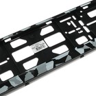 Рамка для автомобильного номера, книжка, черная «Осколки» - фото 22632363