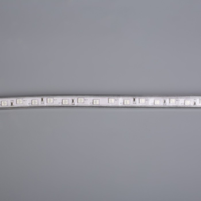 Светодиодная лента Ecola 14 × 7 мм, 50 м, IP68, SMD5050, 60 LED/м, 14.4 Вт/м, 220 В, свечение RGB - фото 1883515170