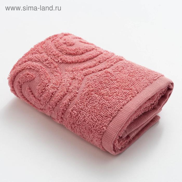 Полотенце махровое LoveLife Border 30х60, цвет пыльный розовый - Фото 1