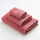 Полотенце махровое LoveLife «Border» 50х90, цвет пыльный розовый - Фото 4
