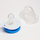 Соска - пустышка силиконовая ортодонтическая «Кит», от 0 мес., с колпачком, цвет голубой - Фото 7
