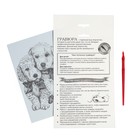 Гравюра «Щенячьи ласки» A5, с металлическим эффектом «голография» - Фото 5