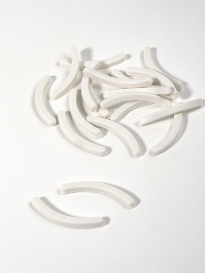 Сменные резинки к щипцам для ресниц, набор - 20 шт., белые