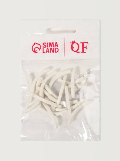 Сменные резинки к щипцам для ресниц, набор - 20 шт., белые