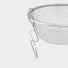 Фритюрница Доляна, d=18 см, цвет серебристый - Фото 3