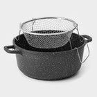 Фритюрница Доляна, d=18 см, цвет серебристый - Фото 4