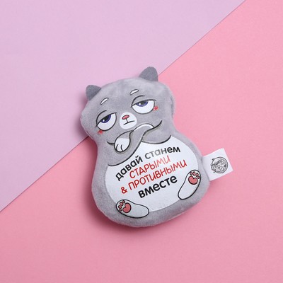 Магнит Milo toys «Давай станем старыми и противными вместе», кот