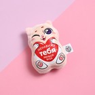 Мягкая игрушка-магнит «Ненавижу тебя меньше всех», котик - Фото 2