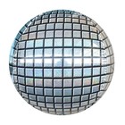Шар фольгированный 24" 3D-сфера, голография, цвет серебряный - Фото 1