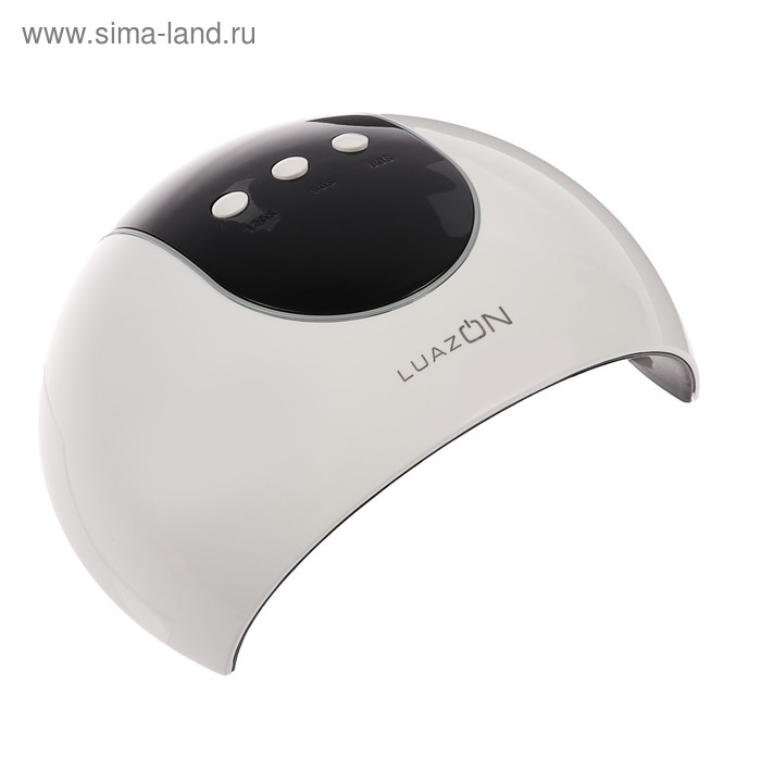 УЦЕНКА Лампа для гель-лака LuazON LUF-17, LED, 220 В, 8 диодов, таймер 3 режима, цвет белый - Фото 1