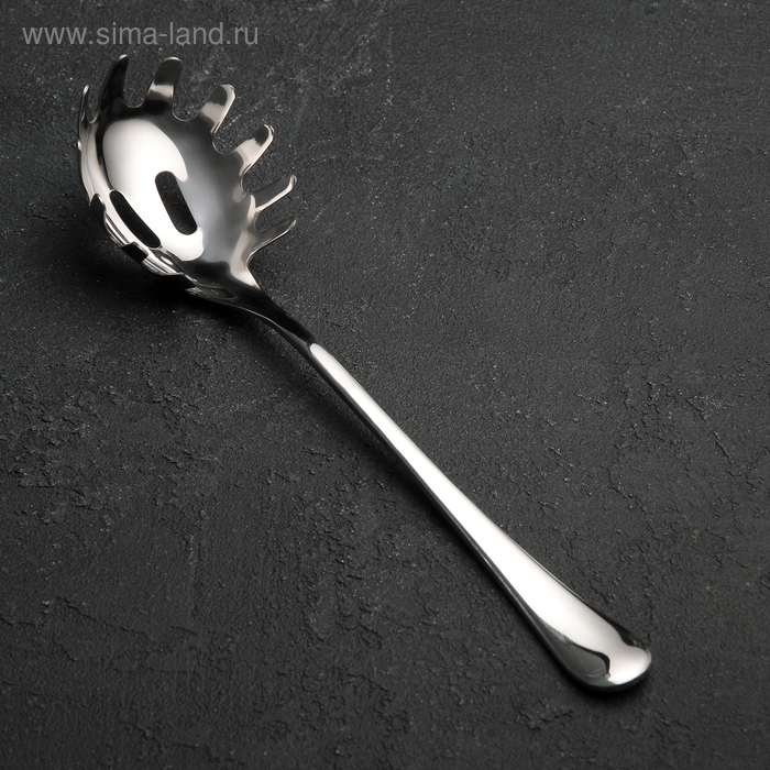 Ложка для спагетти из нержавеющей стали «Моника», h=27 см - Фото 1