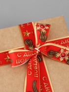 Лента репсовая 9 мая «С Днём победы», 25 мм, 23±1 м, красная - Фото 2