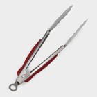 Щипцы кухонные Доляна «Универсал», h=23 см, прорезиненная ручка - Фото 2