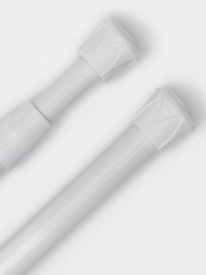 Набор карнизов универсальных, 30-45 см, белый - Фото 1