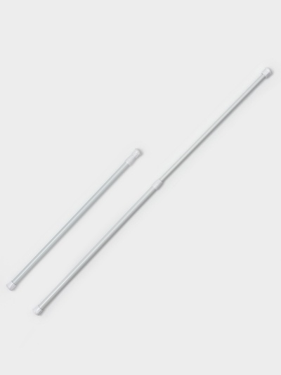 Набор карнизов универсальных, 40-65 см, белый