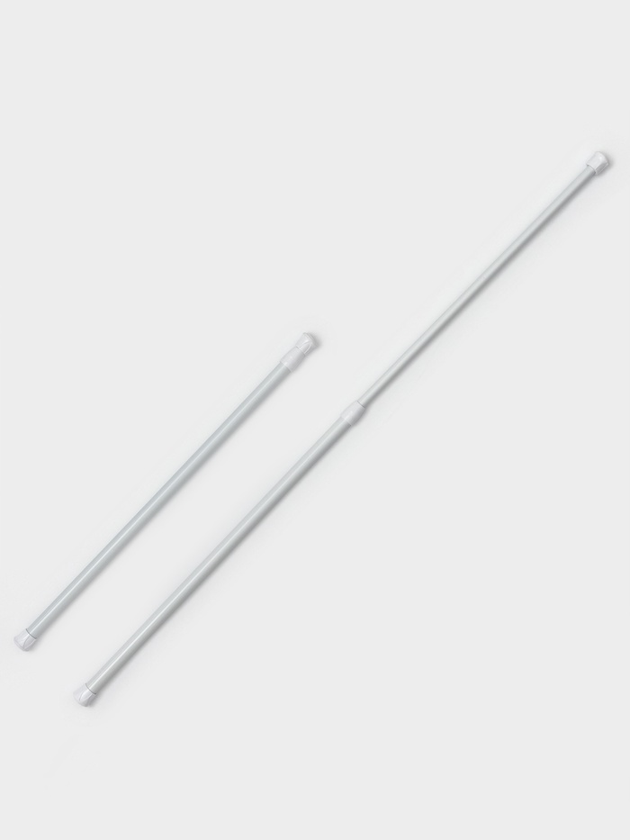 Набор карнизов универсальных, 40-65 см, белый - Фото 1