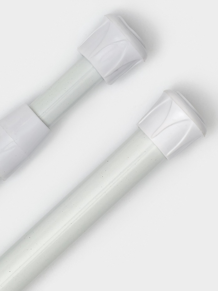 Набор карнизов универсальных, 40-65 см, белый - Фото 1